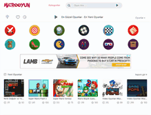 Tablet Screenshot of microoyun.com